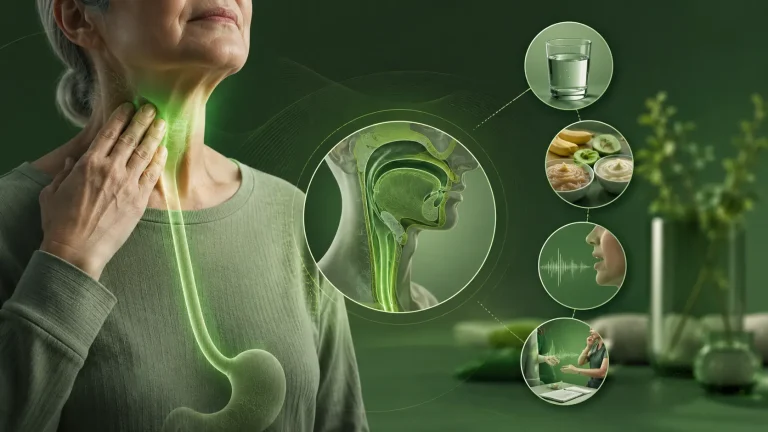 علاج صعوبة البلع بدون جراحة 